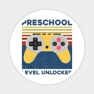 Kids Preschool Level Unlocked Back To School Video Gamer Magnet